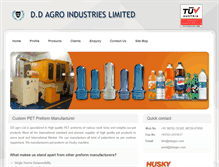 Tablet Screenshot of ddagro.com